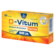 D-Vitum Forte 1000 j.m., 60 kapsułek