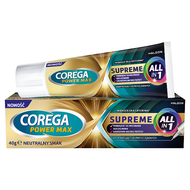 Corega Power Max Supreme All-in-1, krem mocujący do protez zębowych, 40 g