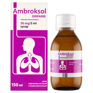 Ambroksol Orifarm 30 mg/5 ml, syrop, 150 ml