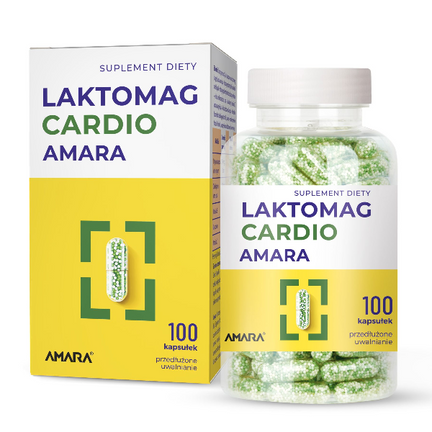 Laktomag Cardio AMARA, 100 kapsułek - zdjęcie produktu