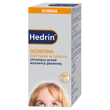 Hedrin, ochronna odżywka w sprayu do włosów chroniąca przed wszawicą, 100 ml - WYRÓB MEDYCZNY
