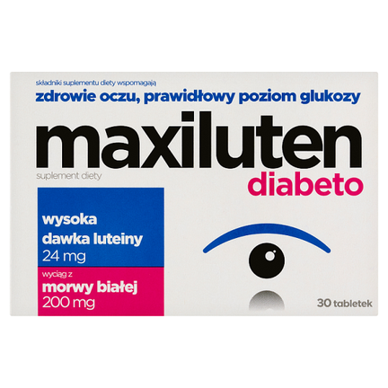 Maxiluten Diabeto, 30 tabletek - zdjęcie produktu
