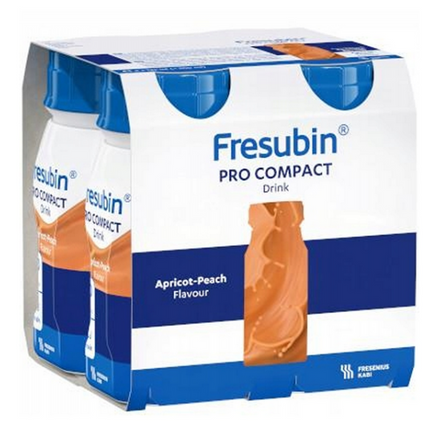 Fresubin PRO COMPACT Drink, smak morelowo-brzoskwiniowy, 4 x 125 ml - zdjęcie produktu