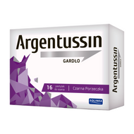 Argentussin gardło, czarna porzeczka, 16 pastylek do ssania