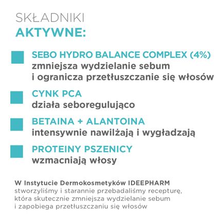 Idee Derm, dermatologiczny szampon normalizujący, 300 ml  - SZAMPON