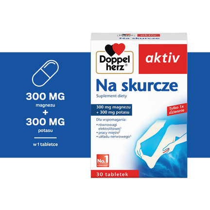 Doppelherz aktiv Na skurcze, 30 tabletek - 4009932577129