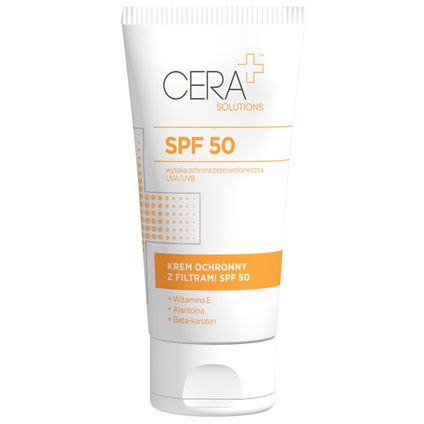 SYNOPTIS PHARMA CERA PLUS Solutions, krem ochronny SPF 50, 50 ml — Składniki i ocena