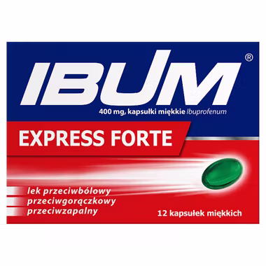 Ibum Express Forte 400 mg, 12 kapsułek miękkich