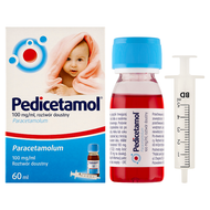 Pedicetamol 100 mg/ml, roztwór doustny, 60 ml