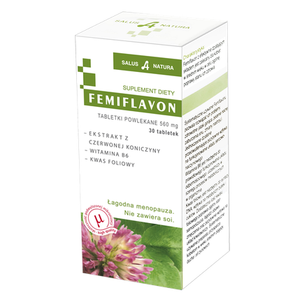 Femiflavon 560 mg, 30 tabletek - zdjęcie produktu