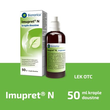 Imupret N, krople doustne, 50 ml - PRODUKT LECZNICZY NIEREFUNDOWANY OTC