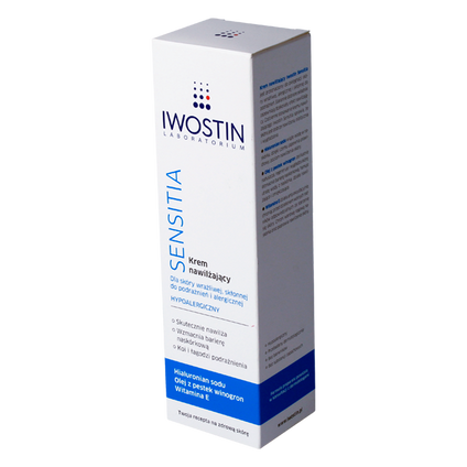 POLLENA-EWA Iwostin Sensitia, Feuchtigkeitscreme, 50 ml — Inhaltsstoffe i ocena