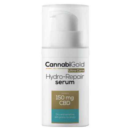 HEMPOLAND CannabiGold Ultra Care, serum z CBD do skóry suchej i wrażliwej, 30 ml