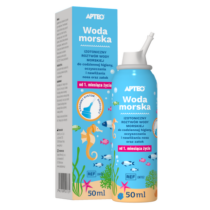 Apteo, Woda morska Dziecko Apteo, 50ml - zdjęcie produktu