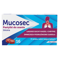 Mucosec, pastylki do ssania bez cukru, 16 pastylek - zdjęcie produktu