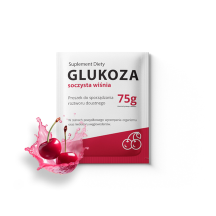 Glukoza, soczysta wiśnia, 75 g - zdjęcie produktu