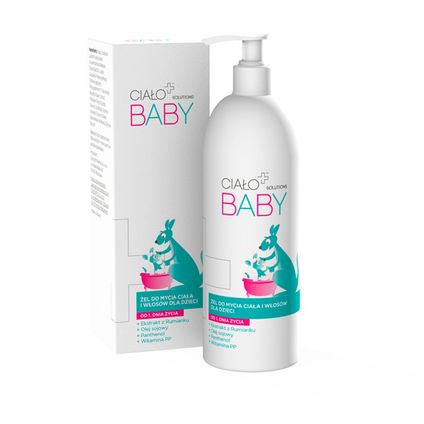 SYNOPTIS PLUS DLA SKÓRY Ciało+ Baby Solutions, Żel do mycia ciała i włosów dla dzieci, 400 ml — Inhaltsstoffe i ocena