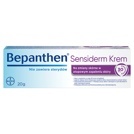 Bepanthen Sensiderm, krem, 20 g - WYRÓB MEDYCZNY