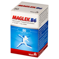 Maglek B6, 51 mg Mg2+ + 5 mg, 50 tabletek - PRODUKT LECZNICZY NIEREFUNDOWANY OTC