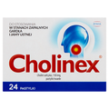 Cholinex, 24 pastylki - PRODUKT LECZNICZY NIEREFUNDOWANY OTC