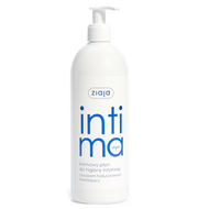Ziaja Intima, kremowy płyn do higieny intymnej z kwasem hialuronowym, 500 ml