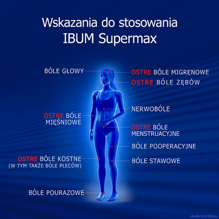 Ibum Supermax 600 mg, 20 kapsułek miękkich - 5904055005544