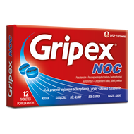 Gripex Noc, 12 tabletek powlekanych
