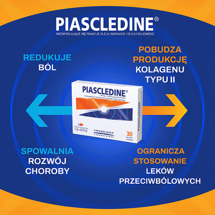 Piascledine 100 mg + 200 mg, 30 kapsułek twardych - KAPSUŁKI
