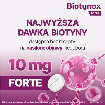 Biotynox Forte 10 mg, 30 tabletek - 5909991403805