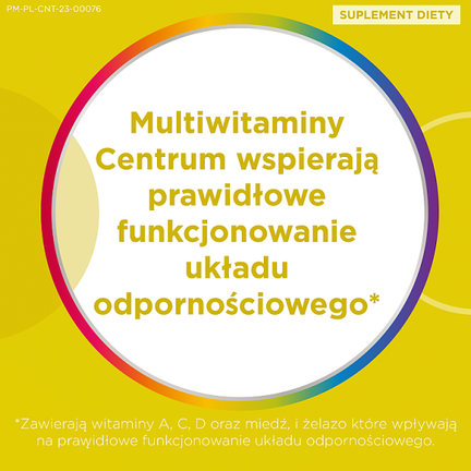 Centrum Junior, zestaw witamin i minerałów dla dzieci 4+, 30 tabletek do ssania - Dziecko, Młodzież