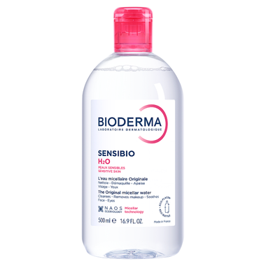 Bioderma Sensibio H2O, woda micelarna do skóry wrażliwej, 500 ml
