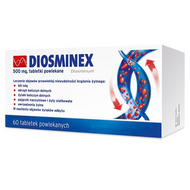Diosminex 500 mg, 60 tabletek powlekanych