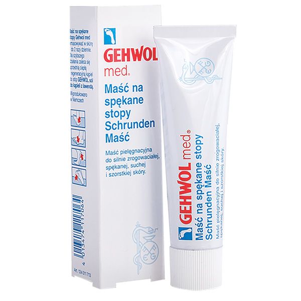 Gehwol med Schrunden, maść na spękane stopy, 75 ml