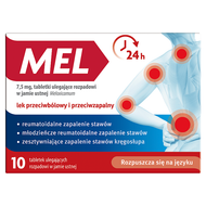 MEL 7,5 mg, 10 tabletek ulegających rozpadowi w jamie ustnej