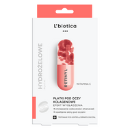 L'Biotica, kolagenowe płatki pod oczy efekt wygładzenia, 3 pary