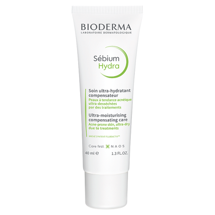 BIODERMA Bioderma Sebium Hydra, nawilżający krem przeciwtrądzikowy, 40 ml