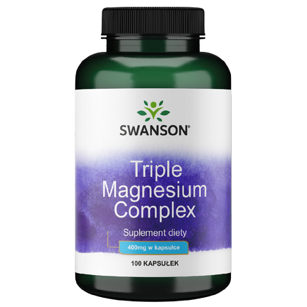 Swanson Triple magnesium complex, 100 kapsułek - zdjęcie produktu