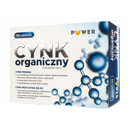 Cynk organiczny, 60 tabletek - zdjęcie produktu