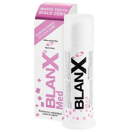 AB BERREN Blanx Med Delikatne Dziąsła,  pasta do zębów, 75 ml — Składniki i ocena