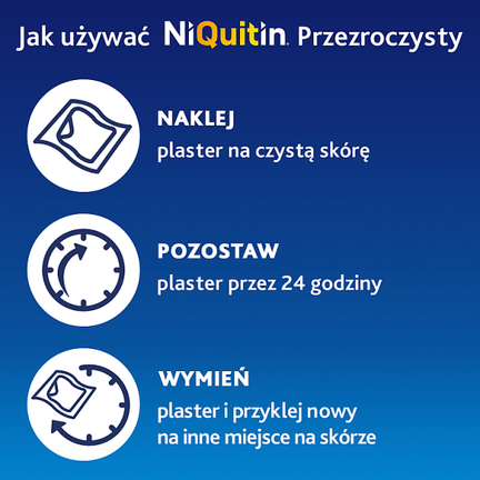 Niquitin 7 mg/24 h, 7 plastrów przezroczystych - Układ nerwowy