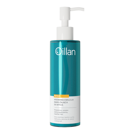 Oillan Repair, kremowa emulsja nawilżająca do mycia twarzy, 200 ml - zdjęcie produktu