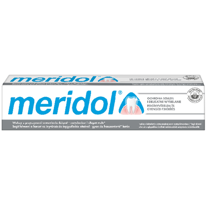 COLGATE-PALMOLIVE Meridol, delikatne wybielanie, pasta do zębów, 75 ml — Składniki i ocena