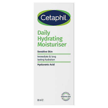 GALDERMA Cetaphil, krem nawilżający do twarzy na dzień z kwasem hialuronowym, 88 ml — Składniki i ocena