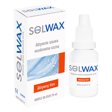 Solwax active, krople do uszu, 15 ml - zdjęcie produktu