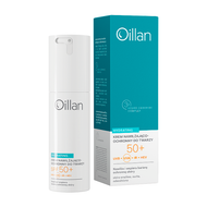Oillan Hydrating, krem nawilżająco-ochronny do twarzy SPF50+, 50 ml