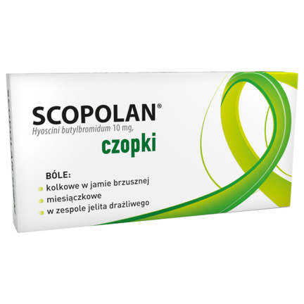 Scopolan 10 mg, 6 czopków - zdjęcie produktu