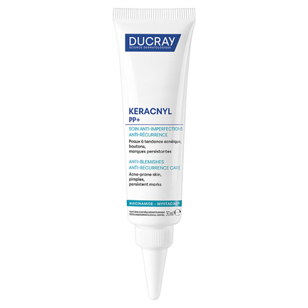 Ducray Keracnyl PP+, krem kojący przeciw niedoskonałościom, 30 ml - zdjęcie produktu