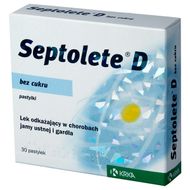 Septolete D, 30 pastylek twardych