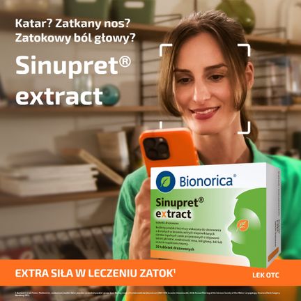 Sinupret extract, 20 tabletek drażowanych - 4029799167394