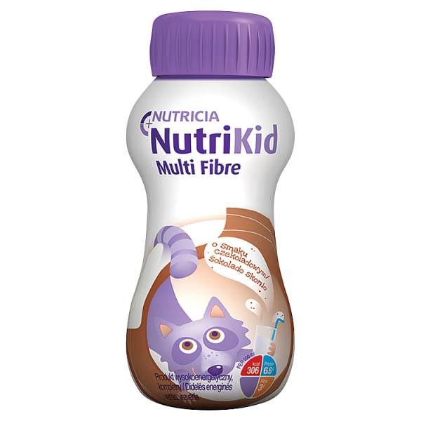 NutriKid Multi Fibre, smak czekoladowy, 200 ml